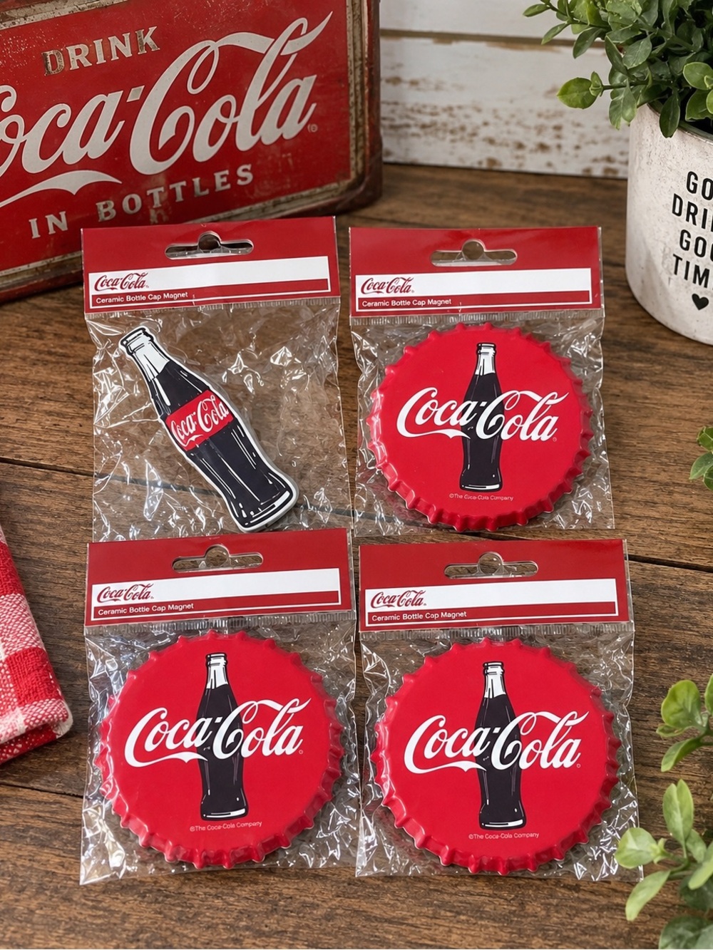 COCA COLA LARGE CERAMIC MAGNETS